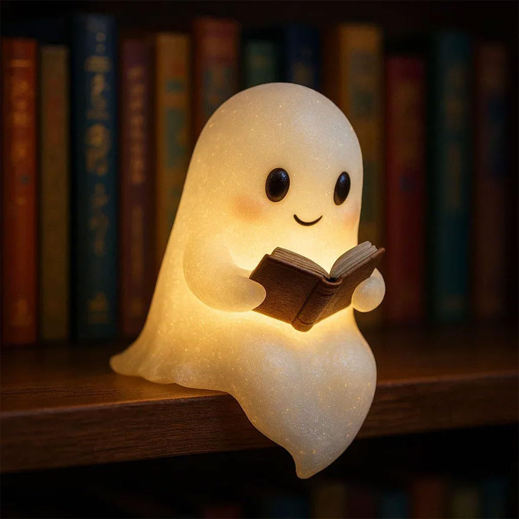 Urocza lampka nocna LED w kształcie ducha. Idealny prezent dla dzieci. Lampka nocna, lampka przy łóżku Dekoracje na Halloween. Urocza lampka w kształcie ducha, która daje ciepłe światło