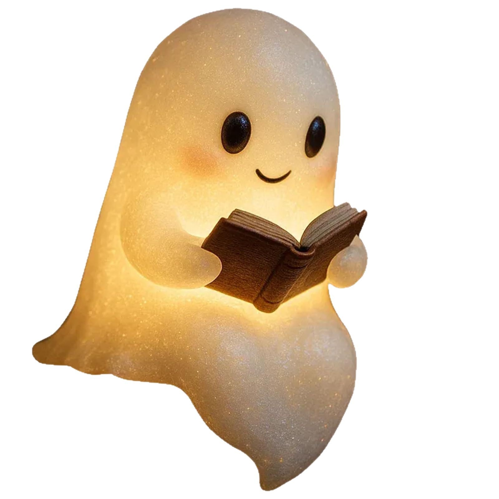 Urocza lampka nocna LED w kształcie ducha. Idealny prezent dla dzieci. Lampka nocna, lampka przy łóżku Dekoracje na Halloween. Urocza lampka w kształcie ducha, która daje ciepłe światło